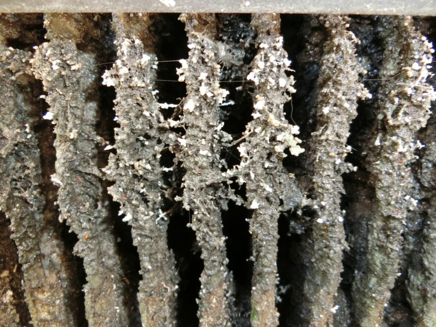 冷却塔充填材清掃